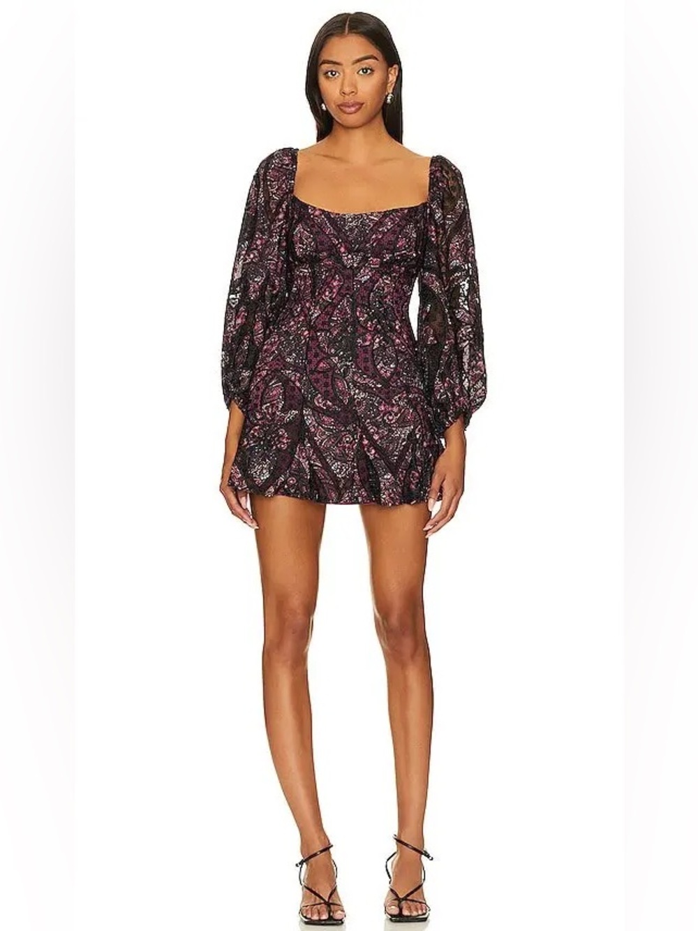 For Love & Lemons Valerie Mini Dress - Picture 2 of 8